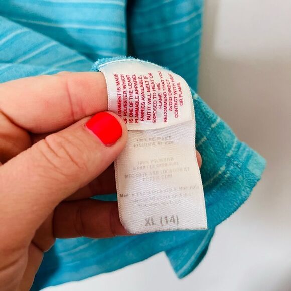 Patagonia | girls blue fleece quart zip up top - Picture 4 of 6